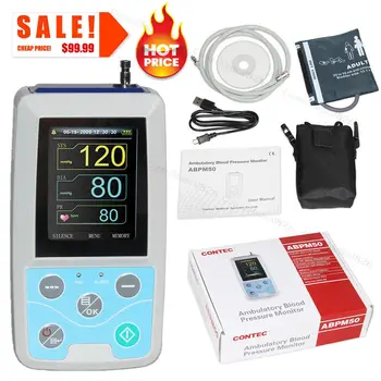 

ABPM50 24 hours Ambulatory Blood Pressure Monitor Holter ABPM Holter BP Monitor with software contec