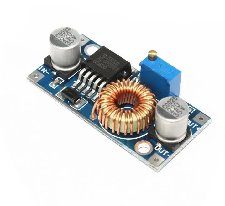 10 шт. 5A Max DC-DC XL4005 Шаг вниз Регулируемый Питание модуль светодиодный Литий