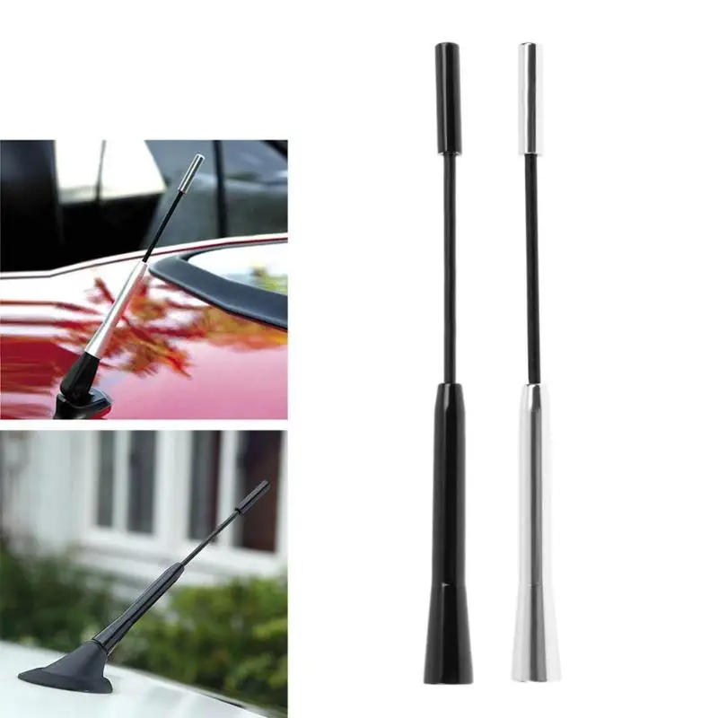 Car SUV Roof Fender Booster Antenna Extendable FM AM Radio Aerial Receiver