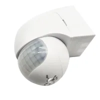 Système d'alarme de sécurité domestique 30M, capteur de mouvement infrarouge PIR extérieur à 180 degrés, détecteur de mouvement, interrupteur d'éclairage automatique 2