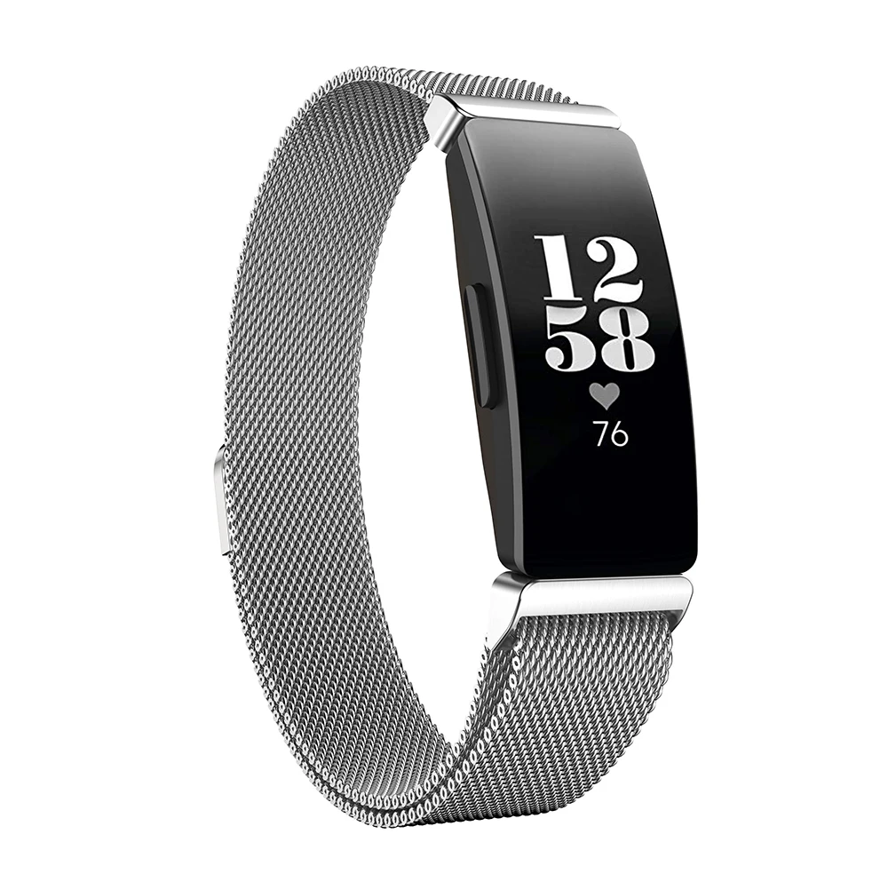 Ремешок для часов для Fitbit Inspire HR Activity Tracker Milanese магнитный ремешок из нержавеющей стали сменный ремешок для часов