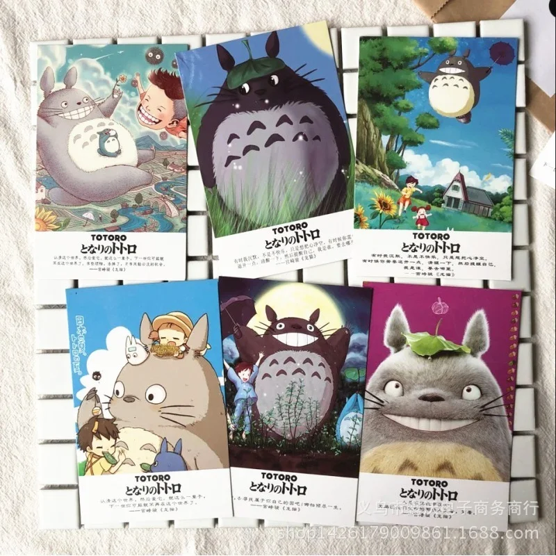 36 листов/Набор Kawaii Totoro открытка/поздравительная открытка/подарки на Рождество и год