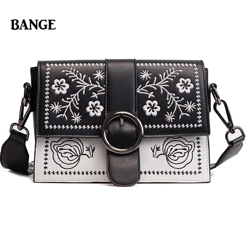 Crossbody Bag With Thick Fabric Strap