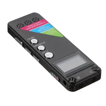 

8GB High Sensitivity Dual Microphone Multifunctional Rechargeable Digital Audio Recorder with MP3 Player