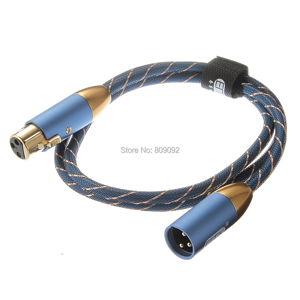 

XLR Cable Microphone Audio Sound Cannon Cable 3pin XLR Male to Female Microphone Extension Aux Cable for Mixer Stereo Amplifier