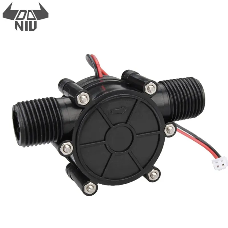 

DANIU 1Pcs Black 10W 4.2/ 5/ 12/ 80V DC Hydroelectric Power Micro-hydro Generator High Quality