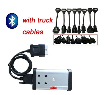 

2018 New V3.0 TCS CDP Scanner TCS CDP PRO Plus Bluetooth 3in1 OBD2 Brand Quality TCS CDP Pro With Keygen+8 truck cables