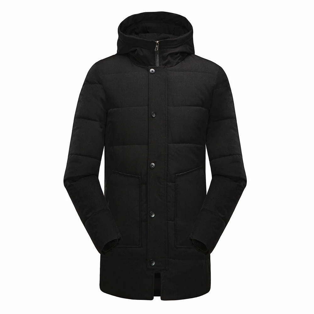 

8XL Men Brand New Winter Long Hat Causal Thick Anti-Water Warm Parkas Jacket Men Autumn Windproof Pockets Outwear Coat Parka Men