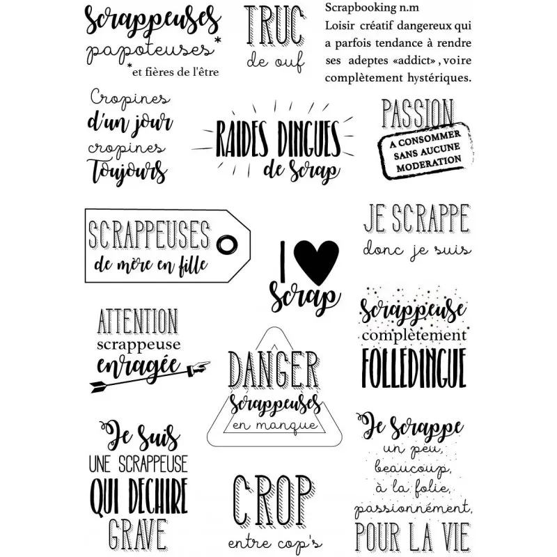

French words Transparent Clear Silicone Stamp/Seal for DIY scrapbooking/photo album Decorative clear stamp sheets F1116