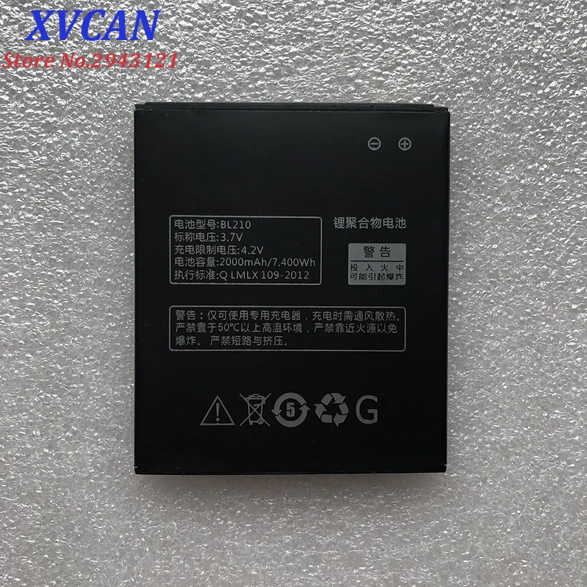 

For Lenovo s820 battery BL210 100% New High Quality 2000mAh Backup Bateria Replacement for lenovo s820