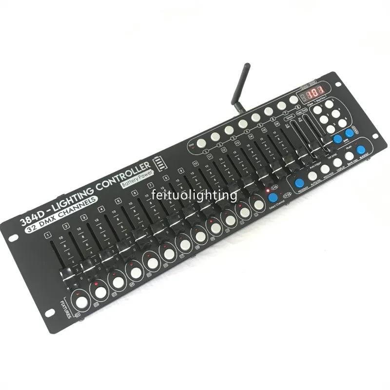 

3KG battery powered Mini DMX 384CH wireless controller rechargeable dmx controller
