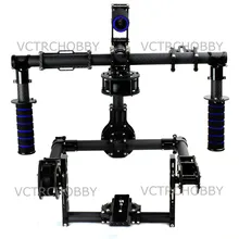 Новый 3-Axis DSLR ручка из углеродистой бесщеточной карданный 6208 двигатели с контроллером джойстик