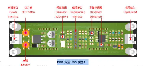 Синий цвет 1 МГц~ 1 ГГц 6 led RF сигнала счетчик частоты частотомер тестер бесплатно