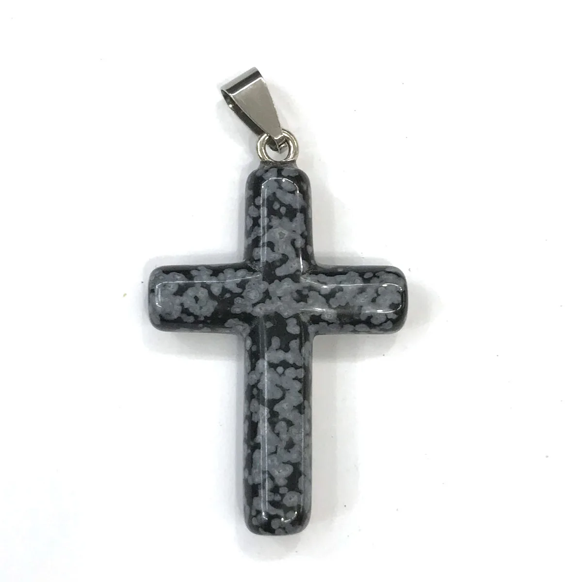 Подвески из натурального камня в форме Креста, хрустальные Агаты, ожерелье, подвеска для изготовления ювелирных изделий, хорошее качество, размер 28 мм x 44 мм