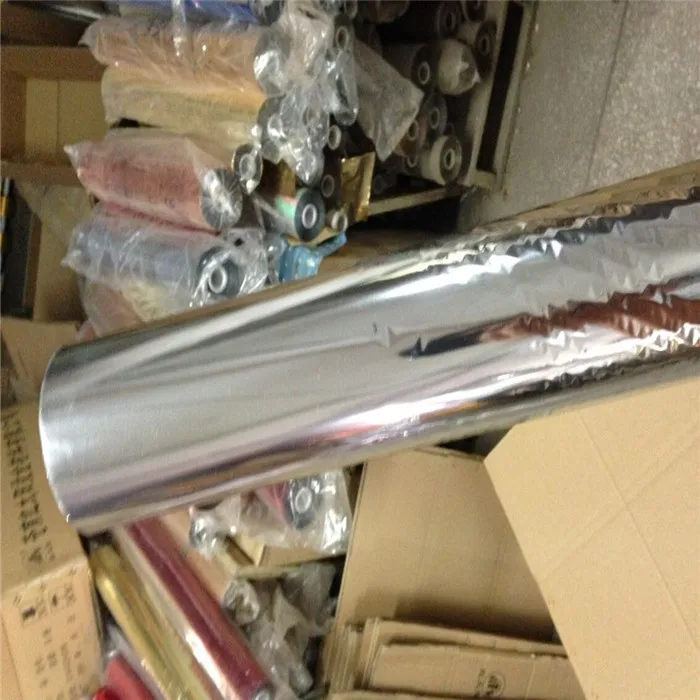 

Silver Color Hot Stamping Foil, Hot Stamp Ribbon, Date Coding Foil Paper 64CM Width 120M Length for One Roll