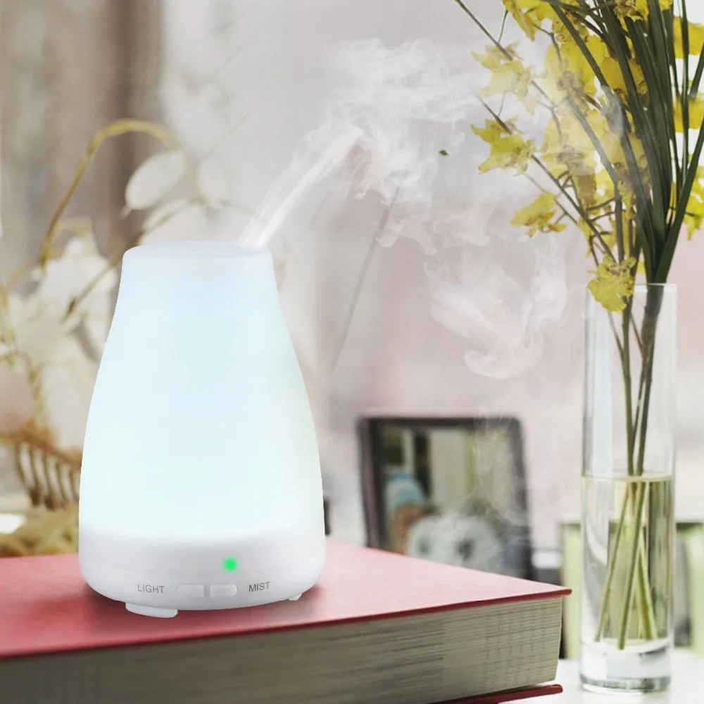 

VVPEC 100ml Ultrasonic Aroma Humidifier Electric Essential Oil Diffuser Aromatherapy Cool Mist Maker