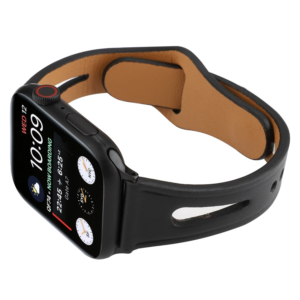 Кожаный ремешок для наручных часов Apple Watch серии 3/2/1 Спортивный блеск браслет, 42 мм, 38 мм, длина-44 мм, 40 мм, ремешок для наручных часов iwatch, 4 новых браслет на запястье
