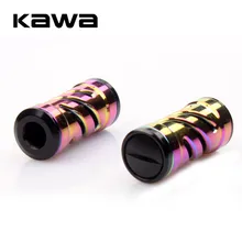 Kawa рыболовная ручка для катушки, Радужный цвет сплав алюминий, литье и спиннинга катушка спиннинга балансир аксессуар