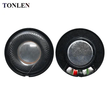

TONLEN 4pcs 30mm 0.5W 32ohm Headphone Speaker Round Headset Horn 32 ohm DIY HIFI Bluetooth Headphones Speakers Earphone