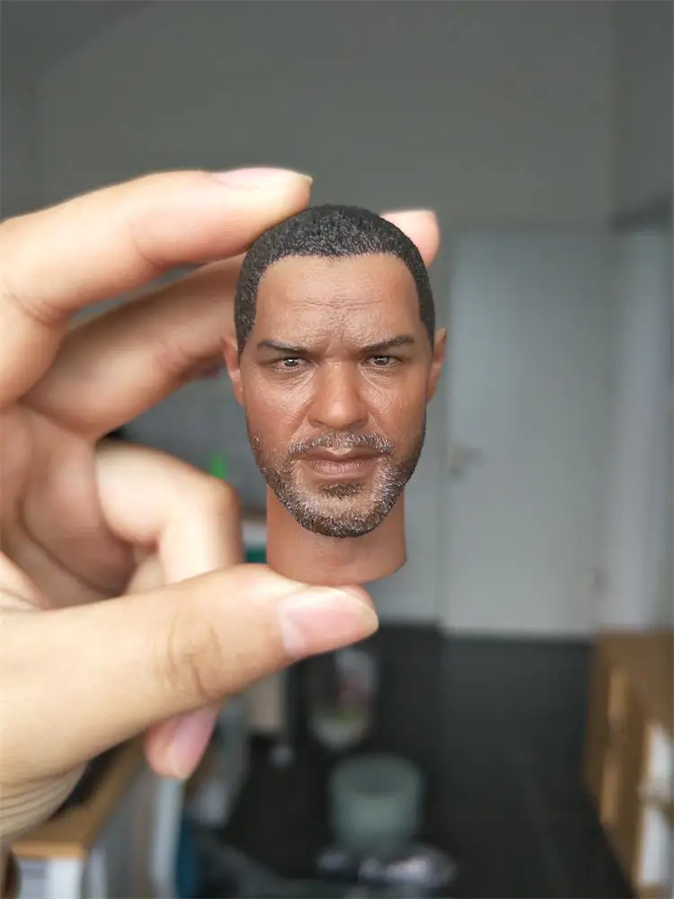 Модель 1/6 Denzel Washington голова лепит бороду для тела 12 дюймов | Игрушки и хобби