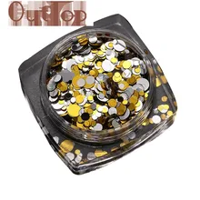 Graceful 1.5g Hot Fashion Mixed Mini Round Thin Nail Art Glitter Paillette Nail Tip Bottle Nail art Decoration Manicure NOV30