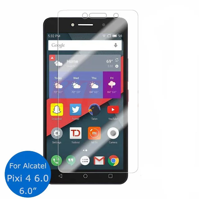 2.5D Закаленное стекло для Alcatel One Touch Pixi 4 6 0 3g Защитная пленка экрана OT 8050 8050D 9 H