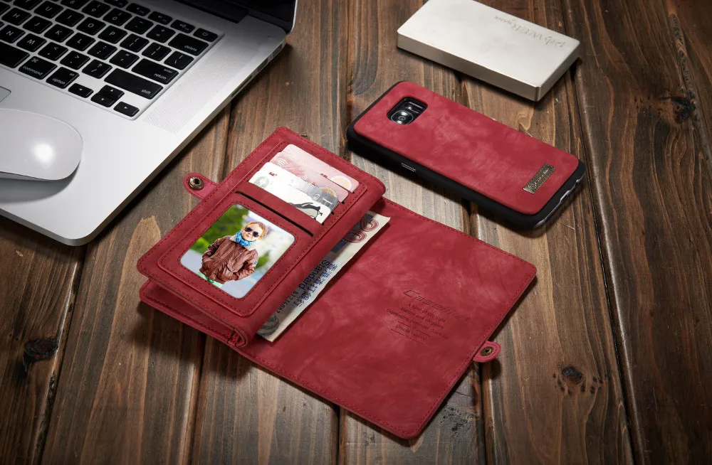 Phone Case For Fundas Samsung Galaxy S7 Edge S8 S9 S10 Plus S10E note 8 9 case Multi-functional Wallet Leather Magnet back cover 31