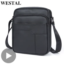 Westal сумка через плечо для женщин и мужчин, сумка из натуральной кожи, портфель для офиса, для работы, для сумки, мужская женская сумка в стиле ретро