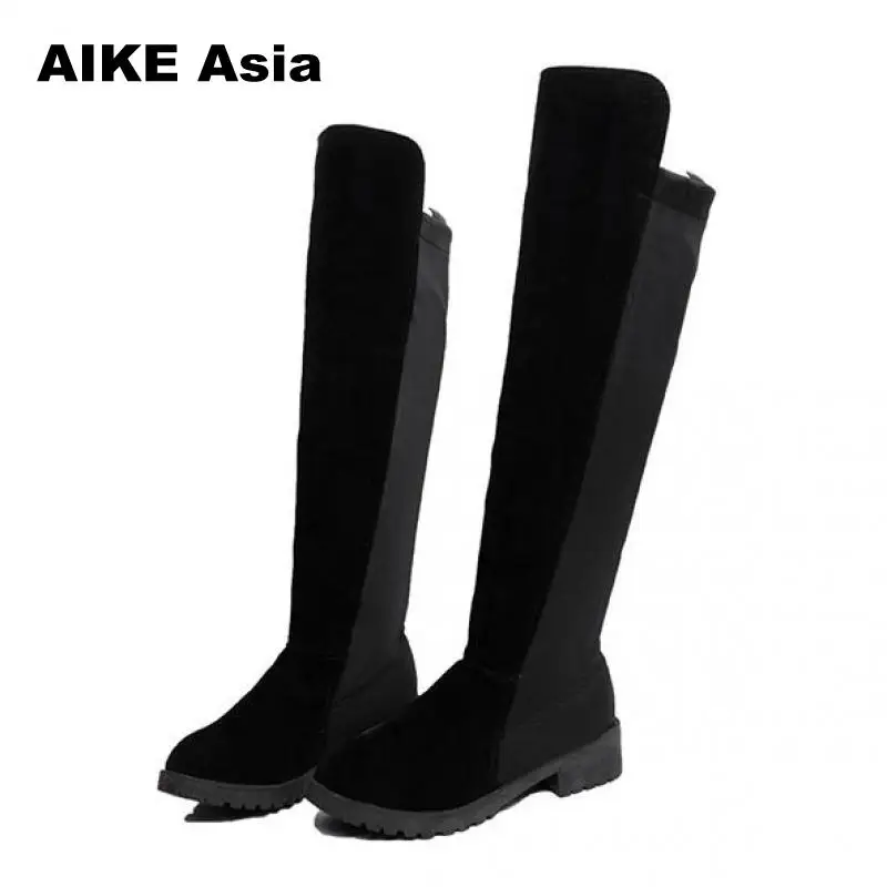 womens flat bottom boots