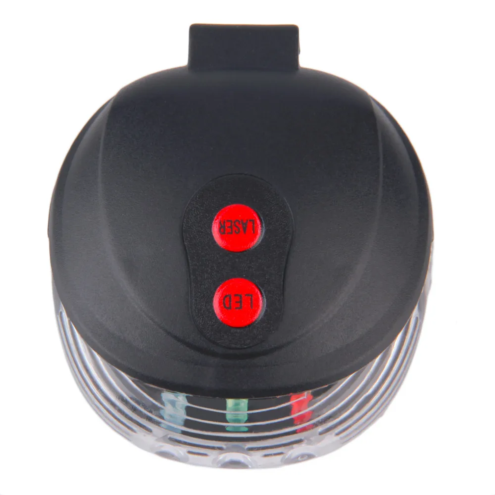 Excellent Hot 5 LED Ultra Bright Laser Beam MTB Mountain Bicycle Bike Cycling Rear Tail Warning Lamp Light Bike Accessories 18