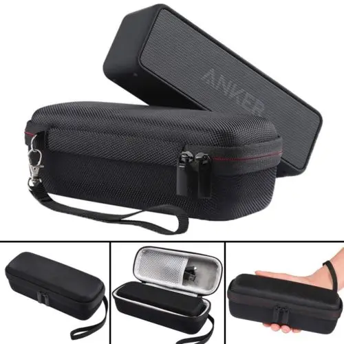 

Portable Wireless Bluetooth EVA Speaker Case For Anker SoundCore 2 With Mes S8D4