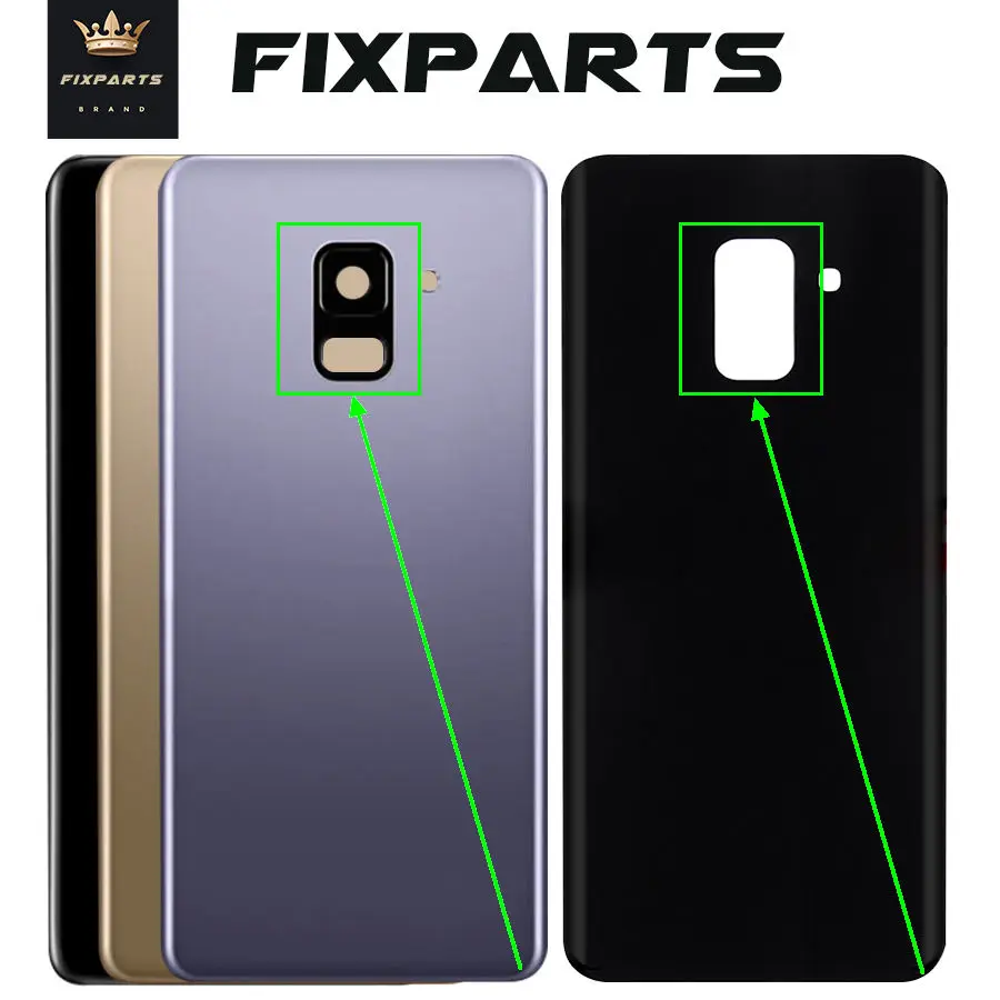For SAMSUNG Galaxy A8 2018 / Plus Back Battery Cover Door Rear Glass Housing Case A730 5.6&quot A530 | Мобильные телефоны и