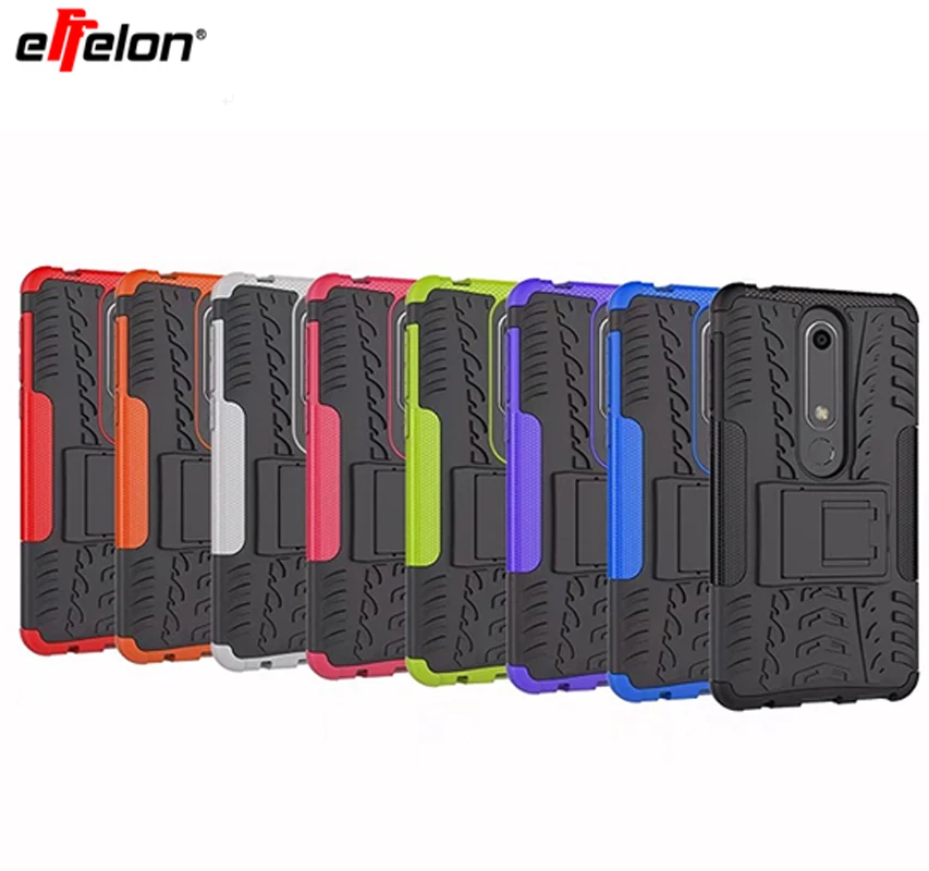 

New For Case For Nokia 6 2018 Cover Dual Layer Armor Back Case For Nokia 6 2018 Case Silicone For Nokia 6 2018 Fundas 5.5 inch