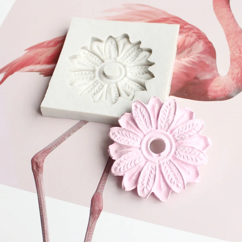 

Daisy Shape Silicone Cake Mold,Kitchen Baking For Chocolate Pastry Cupcake Clay,Fondant Decorating Tools Accessories