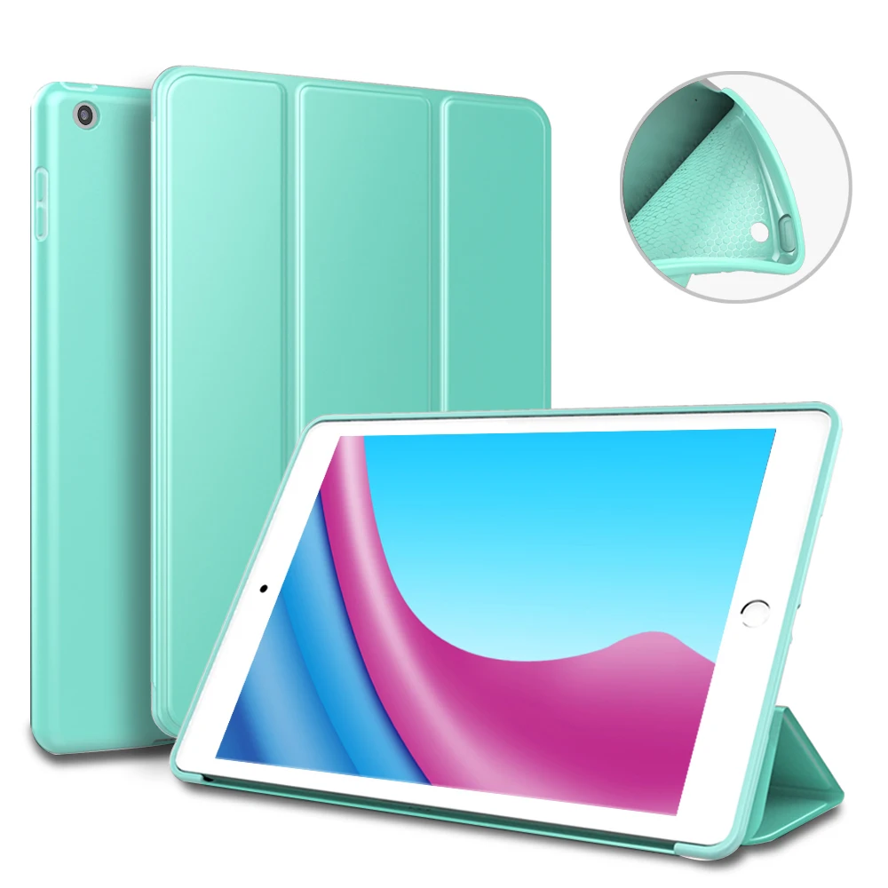 RBP for iPad air 2 case 9.7 inch Silicone back soft shell air flip case