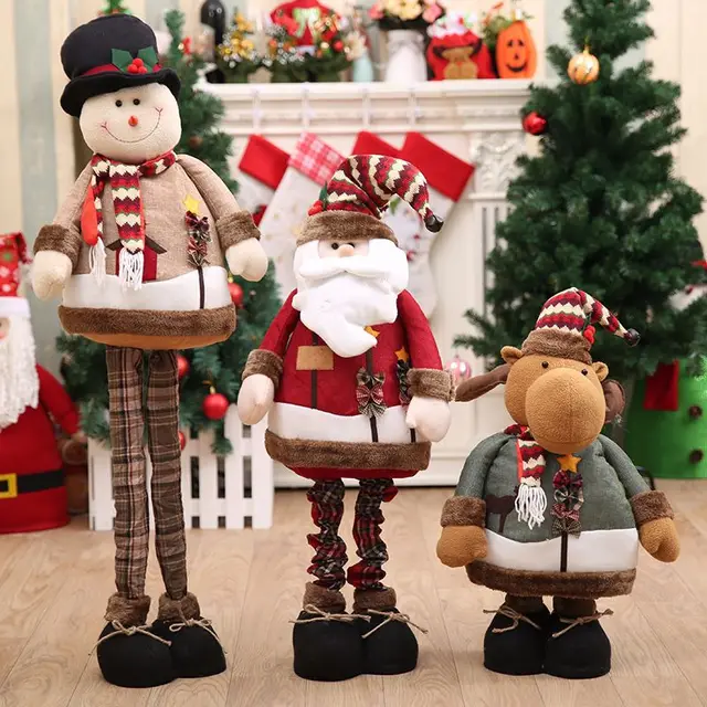 1 pcs large santa claus snowman reindeer doll christmas decoration xmas tree hanging ornaments pendant best - Christmas Decorations Large Santa Claus 1 pcs large santa claus snowman reindeer doll christmas decoration xmas tree hanging ornaments pendant best - Christmas Decorations Large Santa Claus