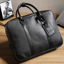 Офисный мужской портфель, сумка на одно плечо, модная простая сумка двойного назначения, чехол для компьютера с перекрестным узором