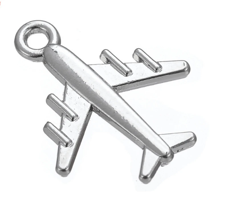 

30pcs, 17mm*21mm Alloy Air Plane Hang Pendant charms DIY Accessories For Necklaces, Bracelets