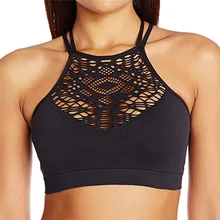 Женская летняя спортивная одежда майка для бега тонкая открытая спина с круглым вырезом без рукавов Повседневная однотонная с открытыми плечами Женская Спортивная майка Топ mujer# A