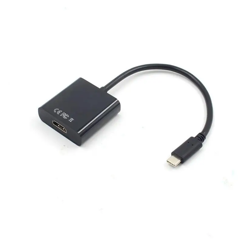 Подключите и играйте USB 3,1 type-C Мужской к HDMI Женский кабель конвертер 1080P 4K 2K адаптер не требуется программного обеспечения