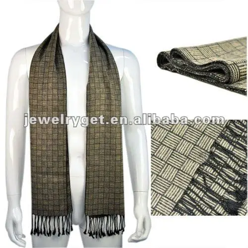 Men s winter wear classic woolen scarves font b tartan b font shawl striped viscose echarpe