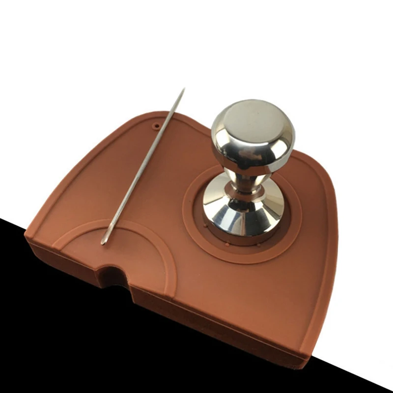 Espresso Mat Coffee Tamper Tamping Holder Silicone Pad Anti-slip Dropped Edge G Espresso Mat Coffee Tamper Tamping Holder Silicone Pad Anti-slip Dropped Edge G