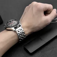 20mm 22mm Stainless Steel Watch Band Strap For Samsung gear S4 S3 S2 For Samsung galaxy watch 42/46mm quick release excellent quality 20mm quick release watch band strap for samsung galaxy gear s2 classic stainless steel strap bracelet