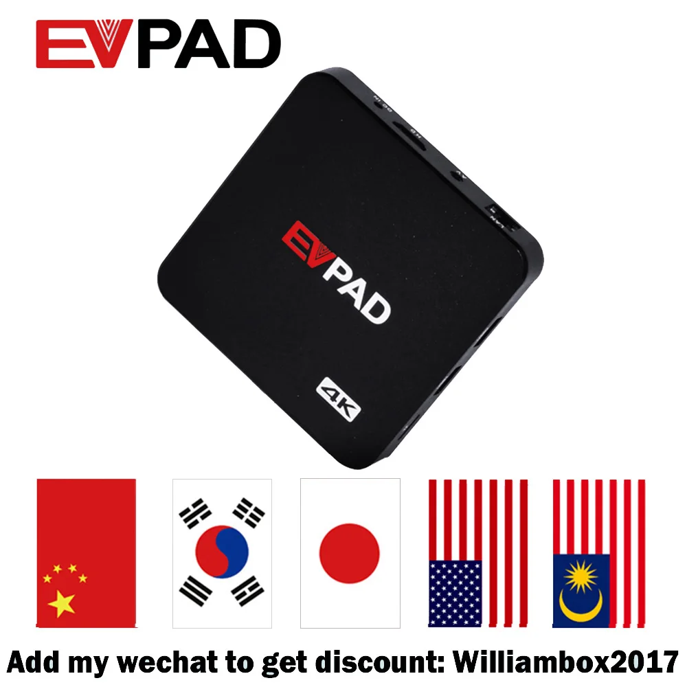 Prix pour EVPAD IPTV HD Android TV Box Avec 1000 + Livraison Chaîne En Direct Asiatique Malaisie Chinois Coréen Japonais Livraison Gratuite avec Airmouse Prix pour EVPAD IPTV HD Android TV Box Avec 1000 + Livraison Chaîne En Direct Asiatique Malaisie Chinois Coréen Japonais Livraison Gratuite avec Airmouse