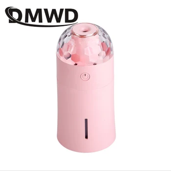 

DMWD Mini USB Ultrasonic Humidifier LED Lights Essential Oil Aroma Diffuser Portable Car Air Purifier Mist Maker Vehicle Fogger