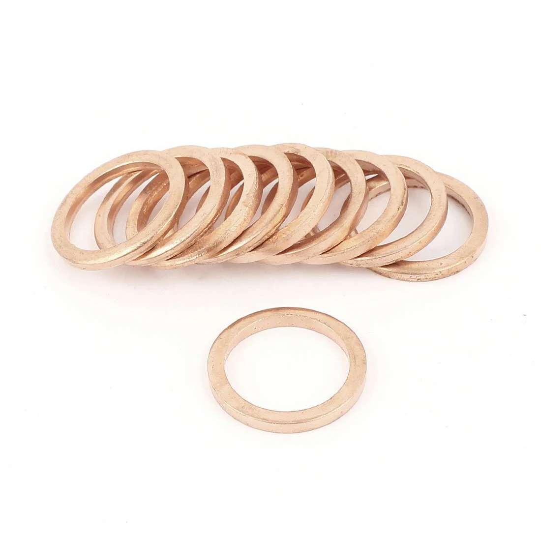 10Pcs Copper Crush Washer Flat Ring Seal Gasket Fitting 14mmx18mmx2mm | Обустройство дома