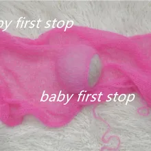 Реквизит для фотосъемки новорожденных мохеровая шапочка и упаковка(1 упаковка 2 комплекта