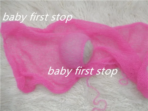 

newborn photography props mohair hat and package(1 pack 2 sets)