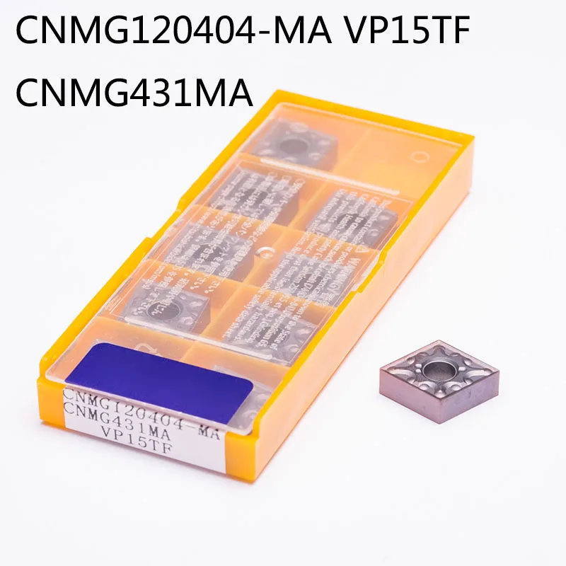 10PCS/Set CNMG120404 MA VP15TF CNMG431MA Wholesale Tungsten Insert