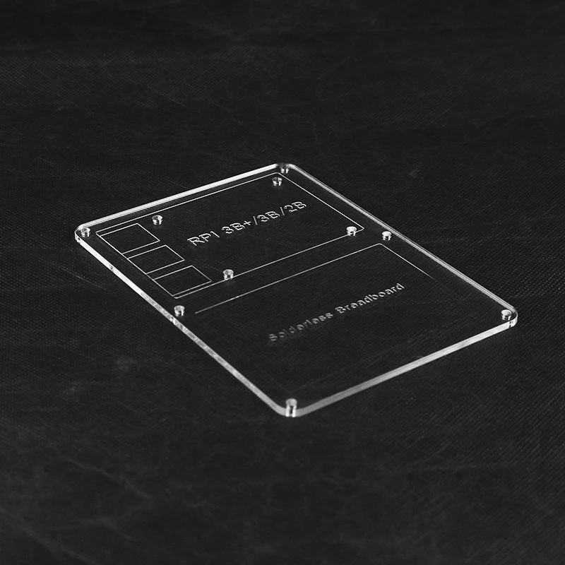 Макетная плата Raspberry Pi Монтажная пластина акриловый прототип экспериментальная